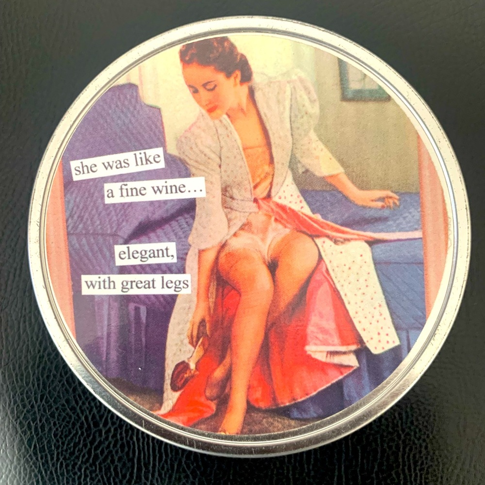 6 vintage vignette coasters, Anne Taintor